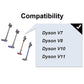 6Pcs Brush Attachment Kit for Dyson V7 V8 V10 V11 Vacuum Cleaner Accessories