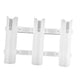 3 Tube Fishing Rod Holder Bracket Mounted Fishing Rack For Boats Garage Cooler