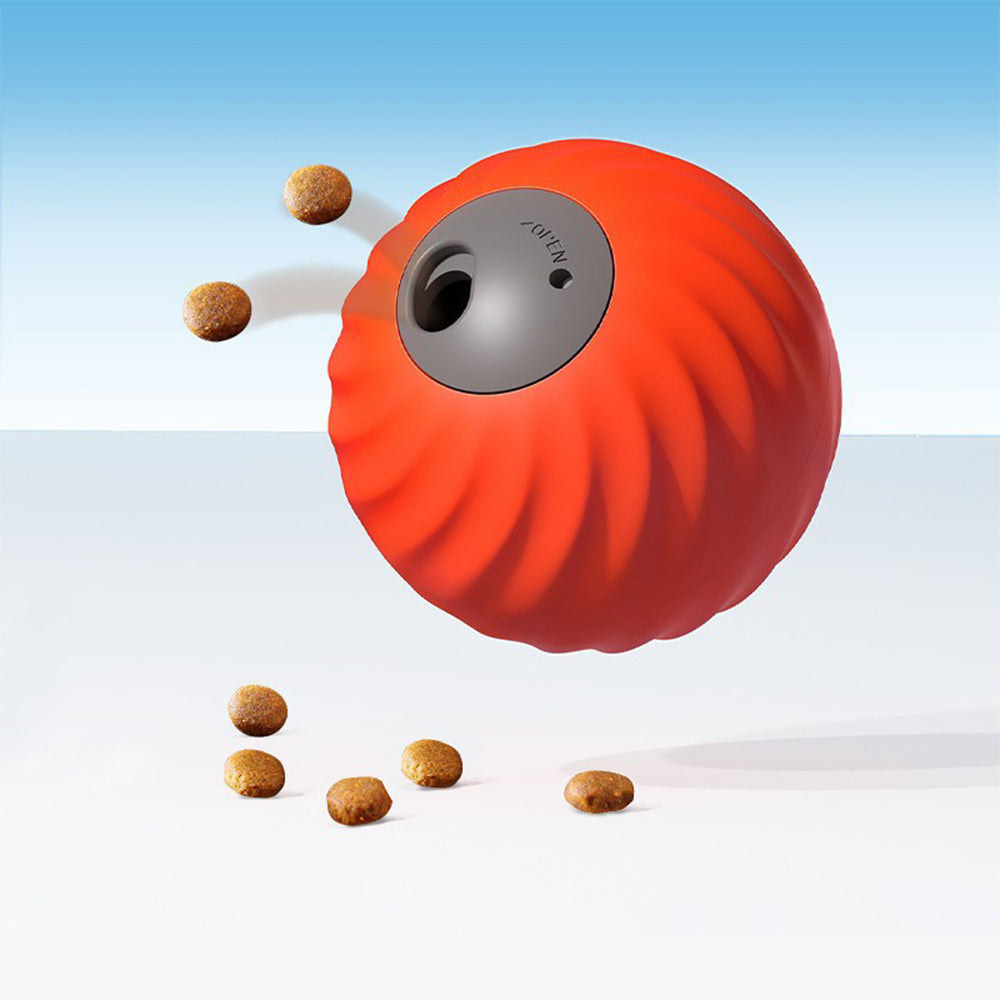 Slow Feeder Dog Toy Rolling Food Ball Pet Training Interactive Treat Toy
