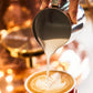 350ml Stainless Steel Milk Frothing Jug Kit with Powder Shaker