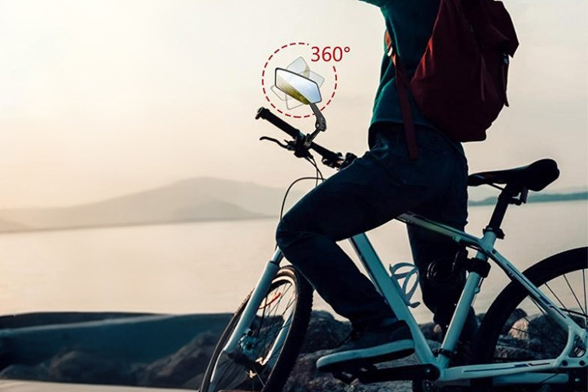 Mountain Bike Rearview Mirror Adjustable Rotatable Handlebar Bicycle Mirror