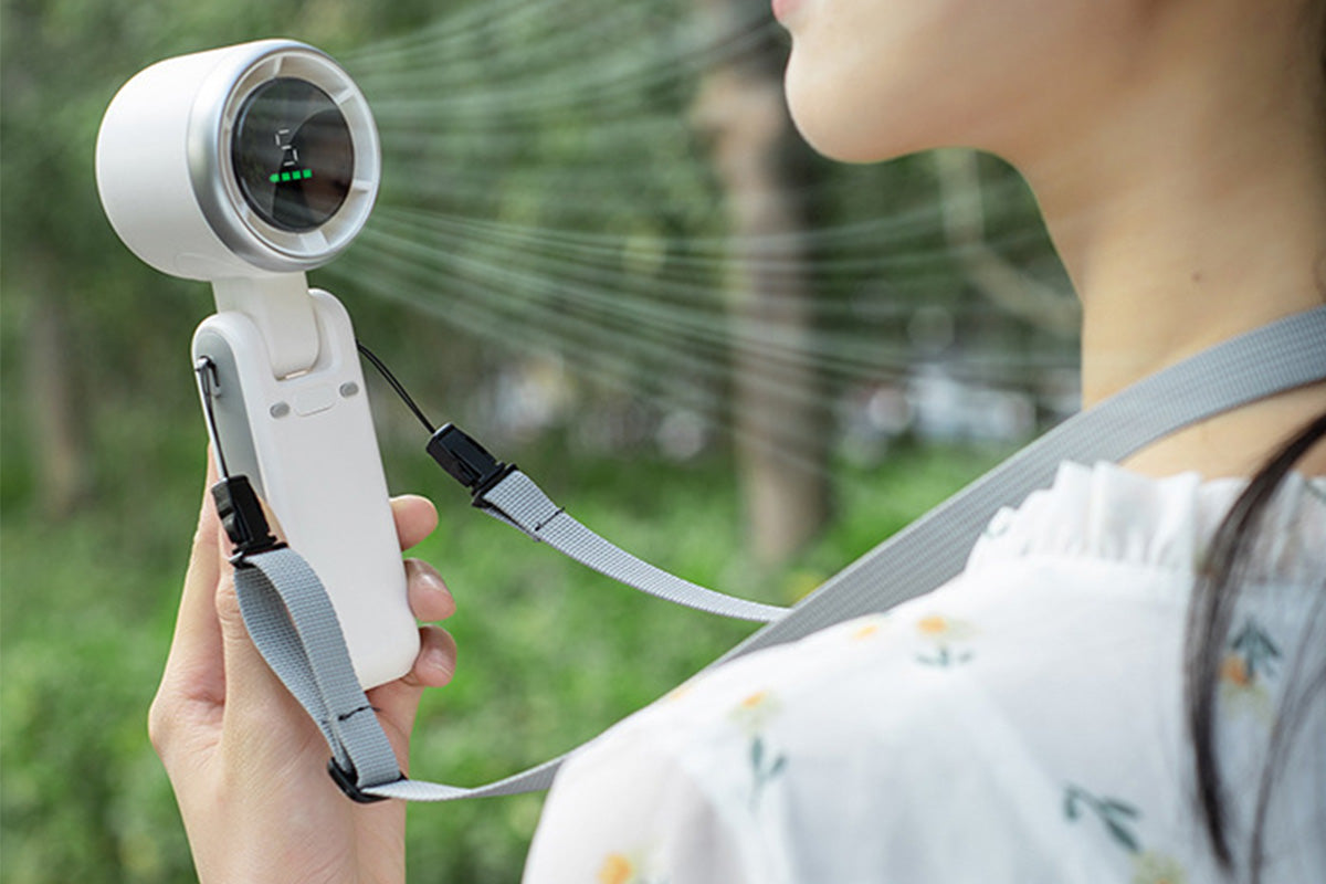 Portable Handheld Turbo Fan with 5 Gear Wind Mini Fan for Travel Beach