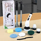 Electric Spin Scrubber Cordless Cleaning Brush Scrubber With 8 Replaceable Brush Heads