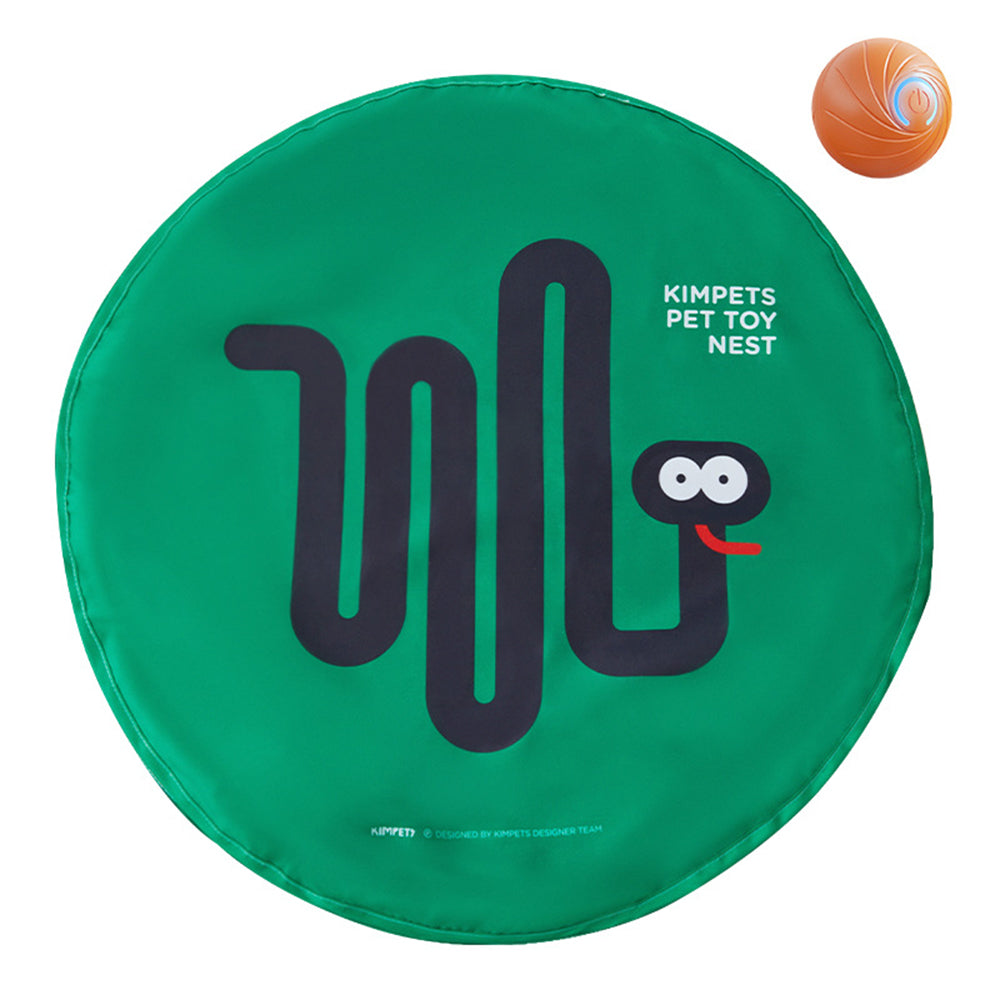 Interactive Cat Toys Fast Moving Ball in Play Mat Automatic Motion Activated Ball Hide and Seek