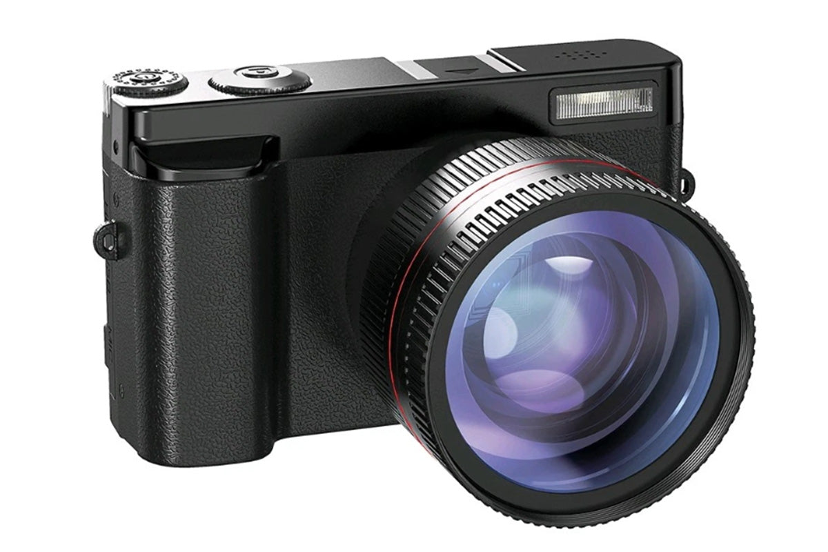 4K Digital Camera 180 Degree Flip Screen 16X Zoom 48MP Autofocus for Outdoor Photography