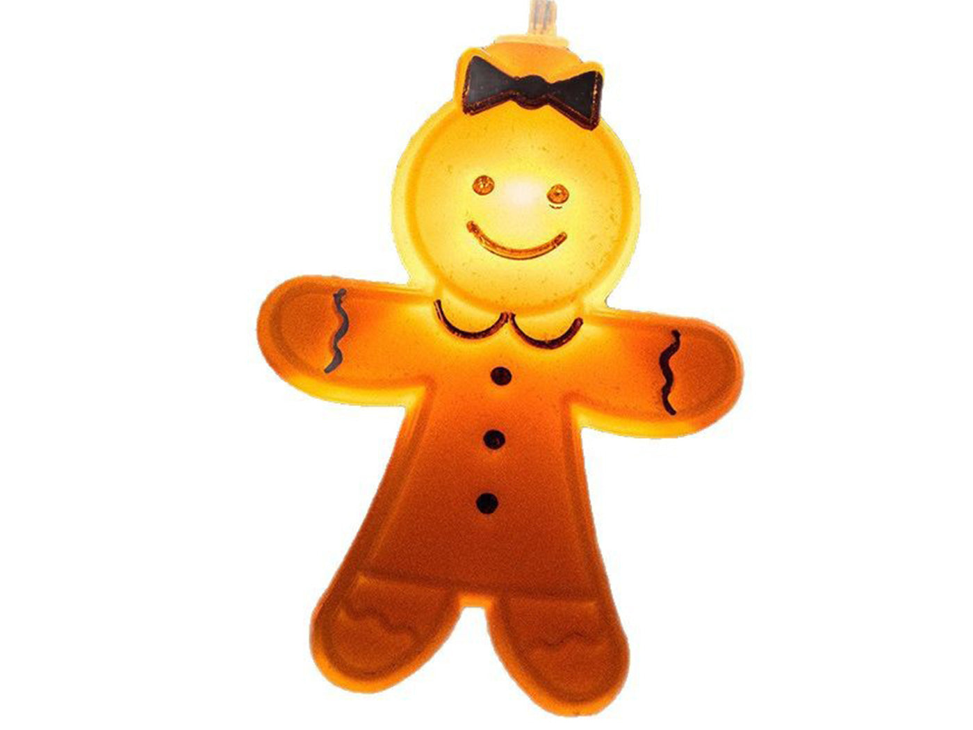 Christmas Decoration Gingerbread Men Cookies String Lights Battery Operated