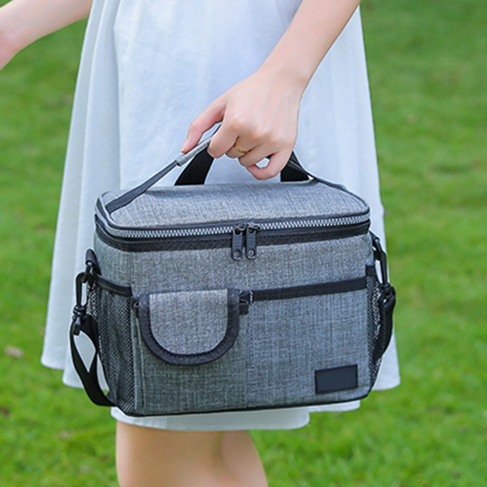 Insulated Lunch Bag Large Capacity with Shoulder Strap
