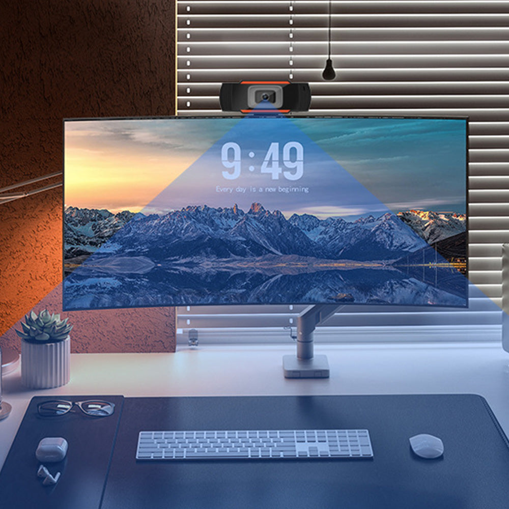 USB Powered 1080P HD Webcam with Built-in Microphone for PC and Laptop