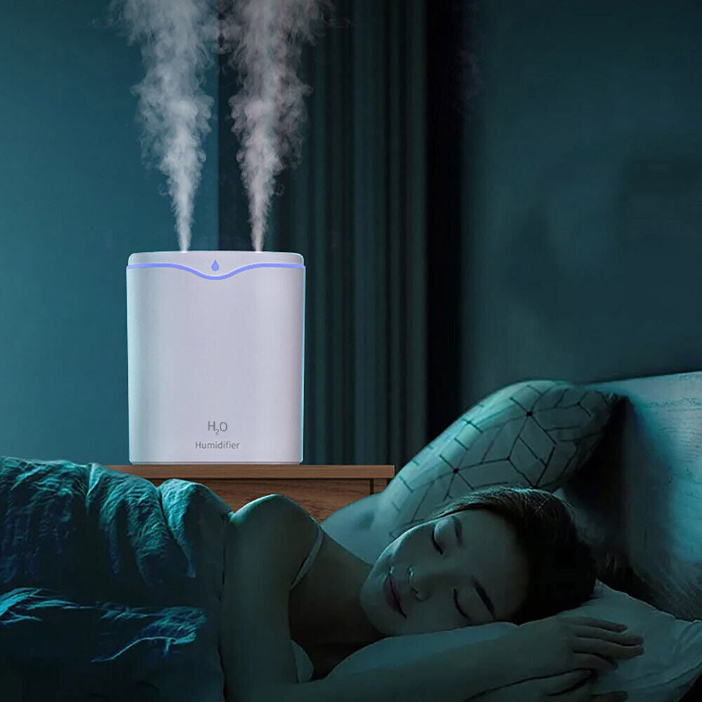 2L Household Air Humidifier Ultrasonic Cool Mist Steam Purifier