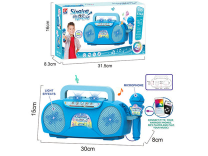 Kids Karaoke Singing Machine with  Microphone Music Toy Gifts