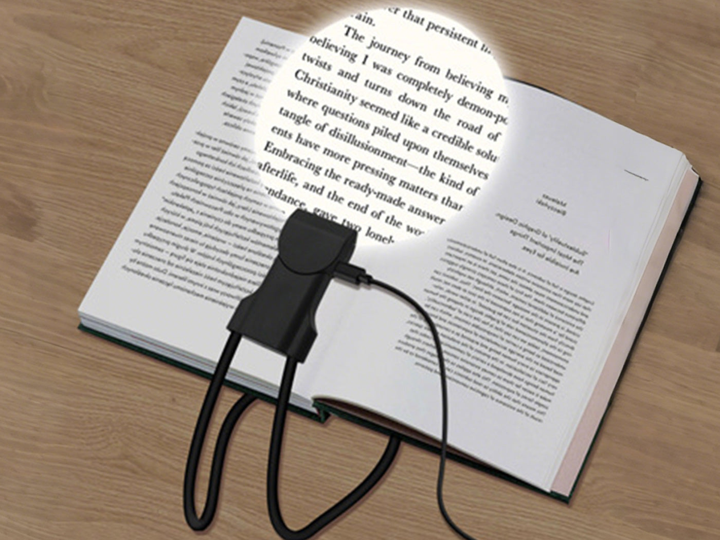 Hands Free Neck Magnifying Glass with Light 5X Magnifying Neck Wear Magnifie