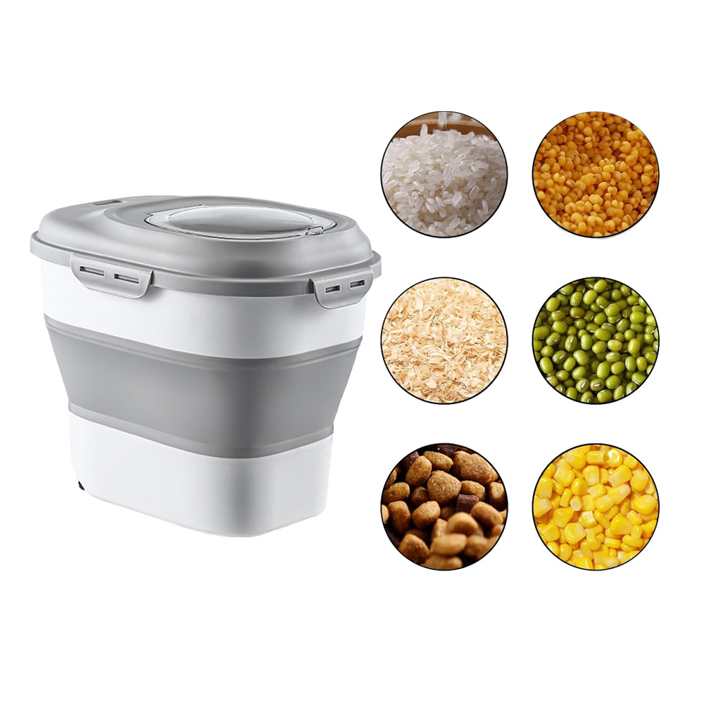 Collapsible Dog Pet Food Storage Container