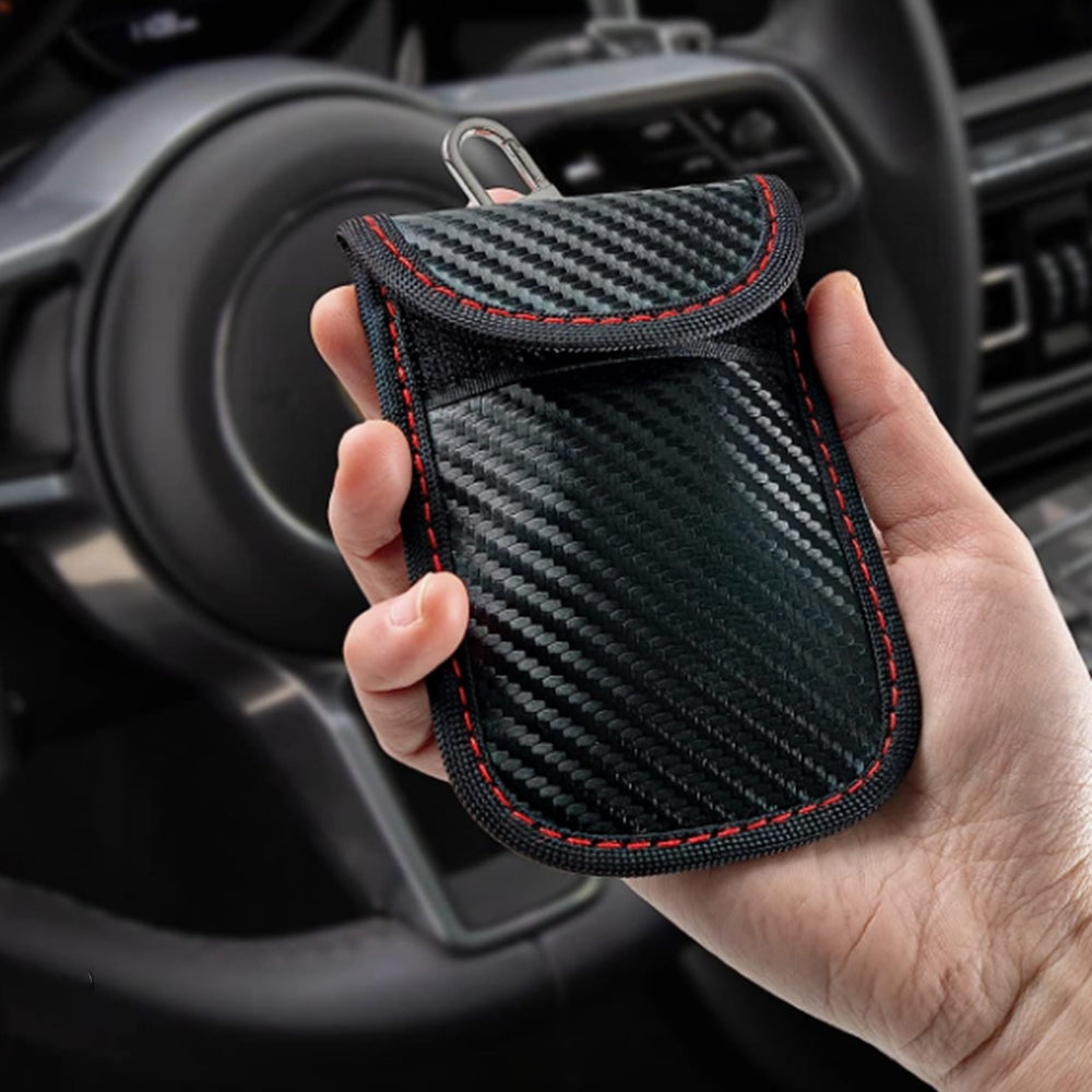 2Pcs RFID Blocking Faraday keyFob Storage Bags