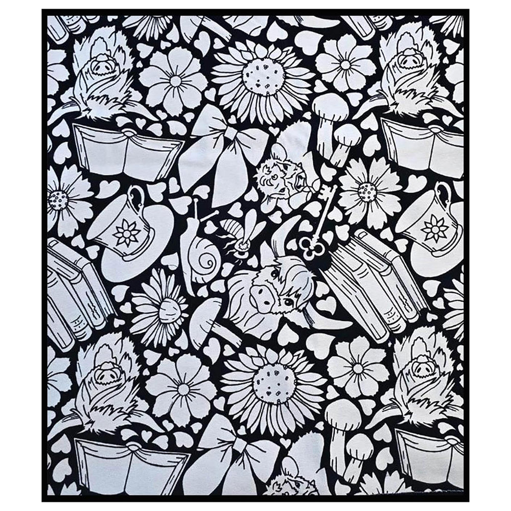 DIY Washable Coloring Blanket Reusable Coloring Art Mat-Style 3