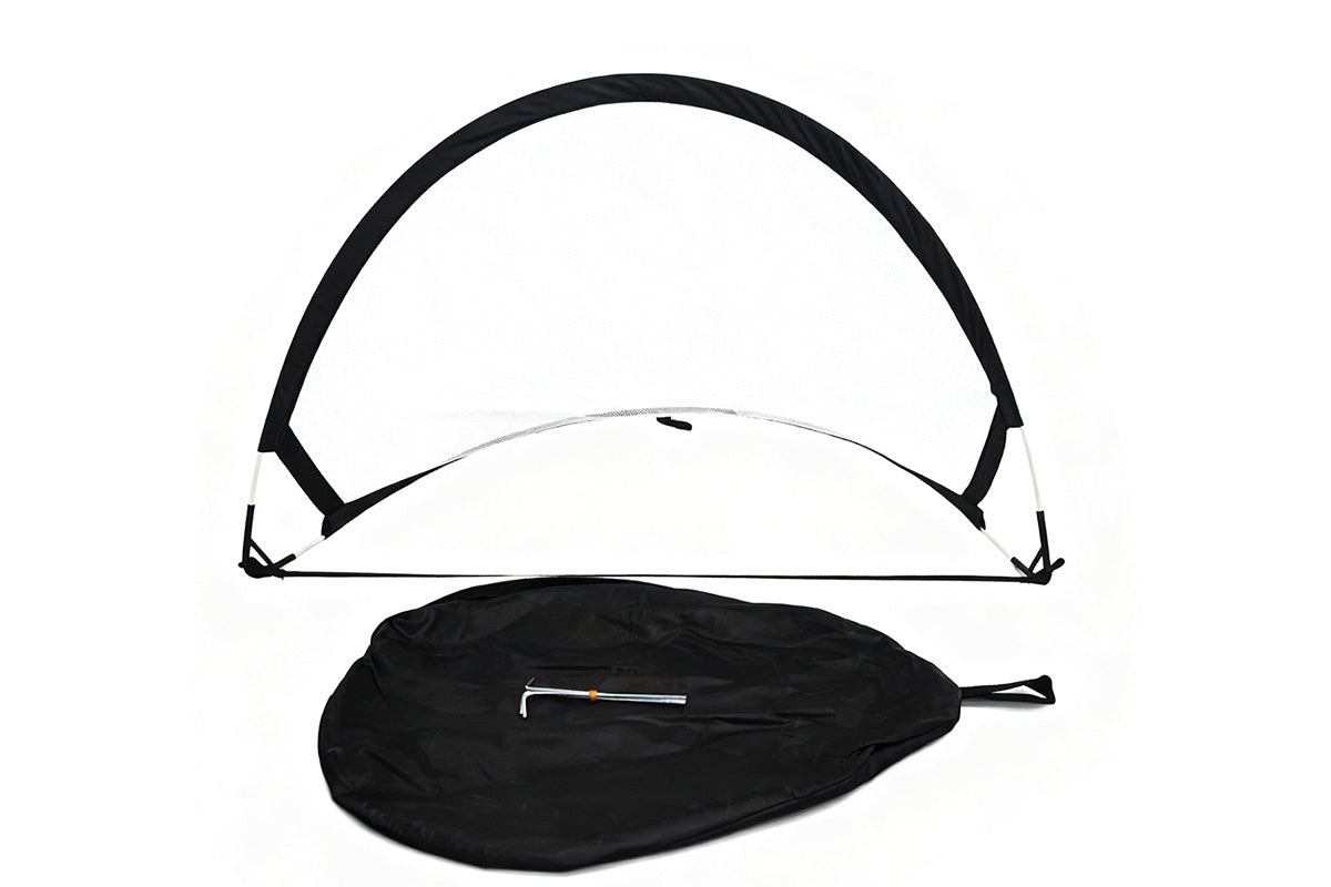 Portable Pop Up Soccer Goal Set with 3 Ground Pegs and Storage Bag