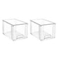 Stackable Clear Makeup Organizer Drawer for Skincare Storage