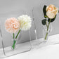 Clear Acrylic Photo Frame Shaped Flower Vase Picture Frame Vase