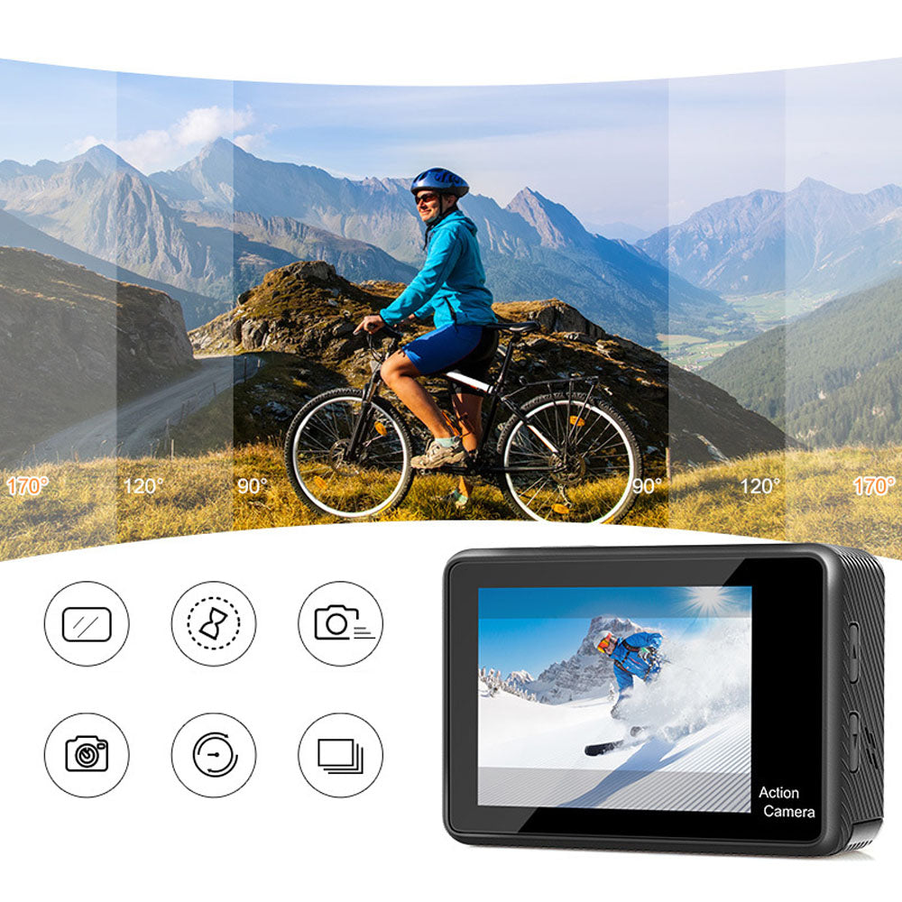 4K Dual Screen WIFI Waterproof Sports Action Camera