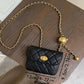 PU Leather Women Adjustable Metal Chain Belt Crossbody Waist Bag
