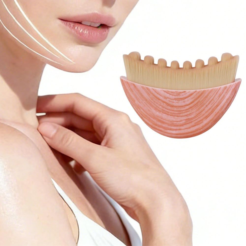 2 Pack Lymphatic Contour Face Brush Set