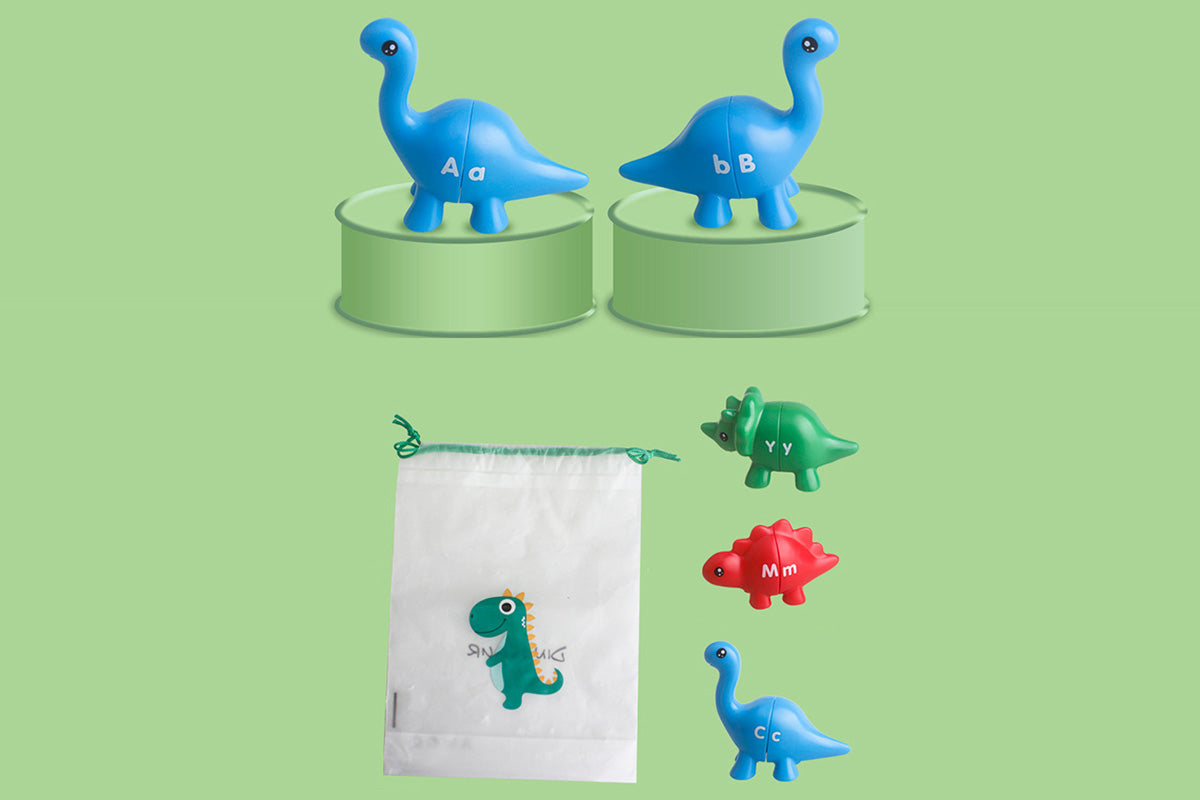 Dinosaur Alphabet Matching Toys Educational Learning Game