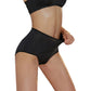 3Pcs Women Menstrual Period Underpants Nylon Panties Leakproof Briefs-Black
