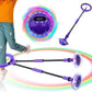 Ankle Skip Ball with Counter Flashing Light-Up Wheel for Kids Age 7 above and Aldults