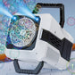 Bubble Machine Automatic Rotation and RGB Lights Bubble Maker for Parties Weddings