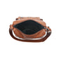 Retro Multi Pockets Crossbody Bag PU Leather Crossbody Shoulder Bag for Women