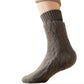 6-Pairs Men's Warm Fleece Lined Socks Winter Thermal Socks Cozy Warm Lined Socks