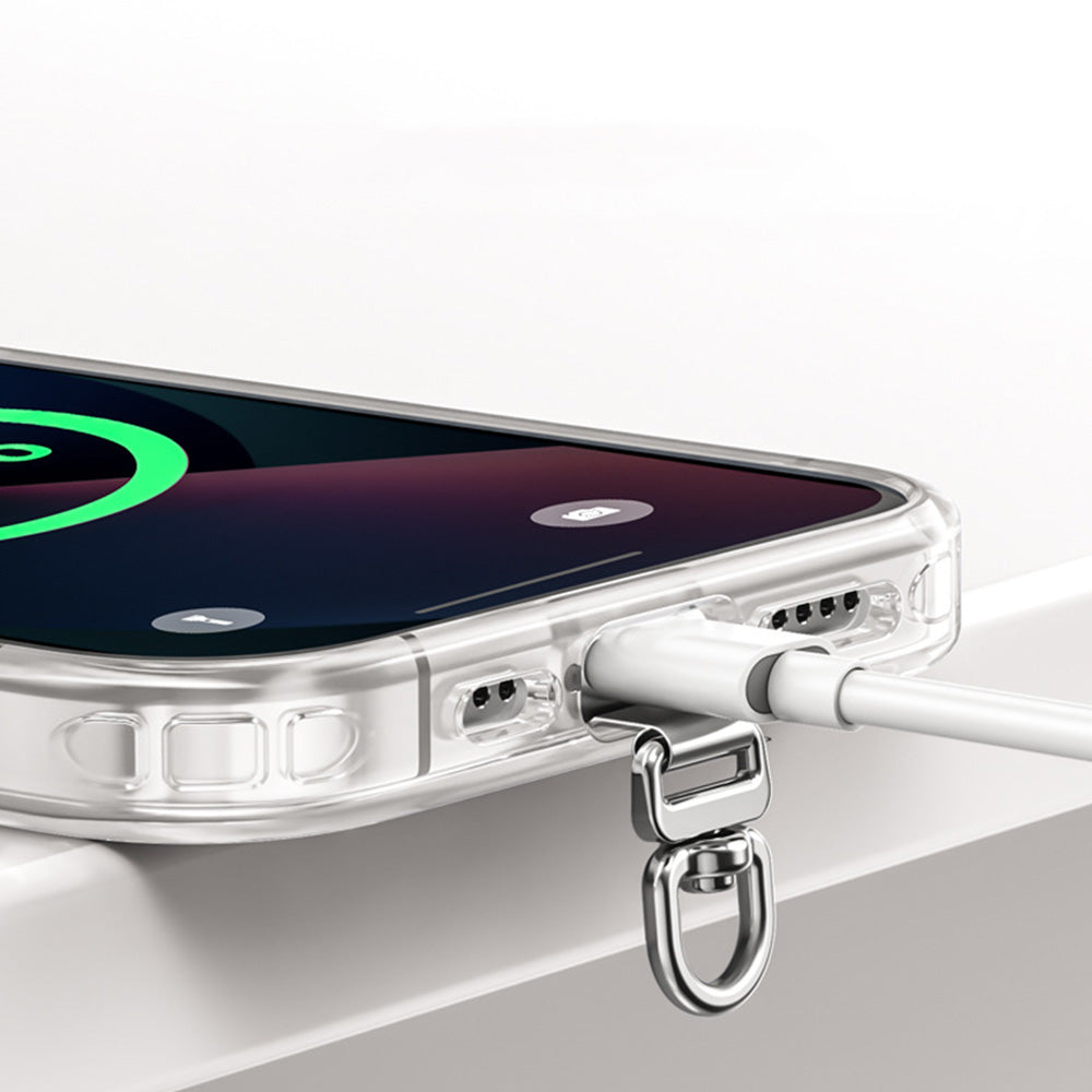 3 PCS Rotating Phone Tether Tab Stainless Steel Phone Strap Holder for most Phone Cases
