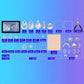200Pcs DIY Rhinestone Sun Catcher