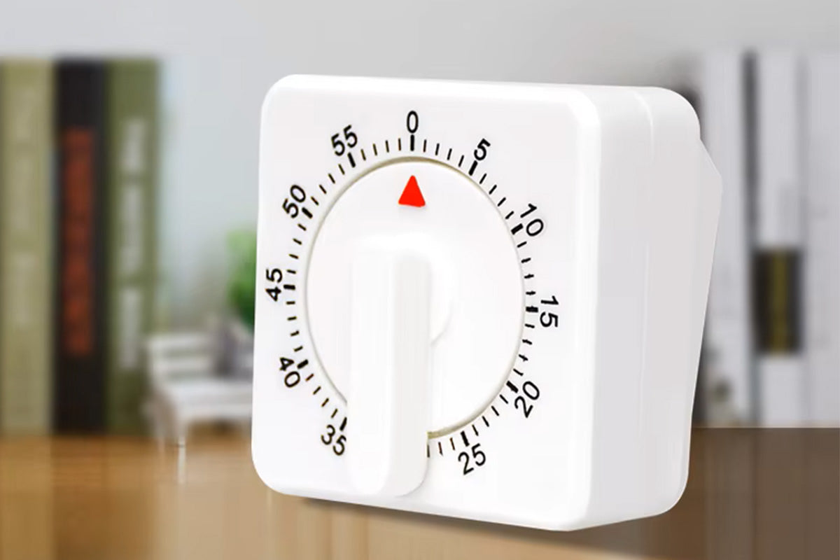 Mechanical Kitchen Timer Battery-Free Countdown Timer for Cooking Studying