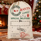 2Pcs Christmas Gift Canvas Bags Santa Sacks Drawstring Christmas Bags