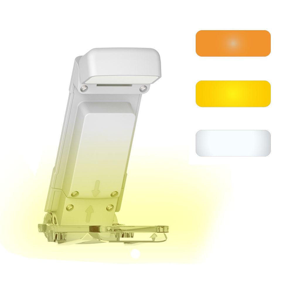 2Pcs USB Rechargeable Book Clip Bookmark Lamp