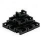 500 PCS Cable Tie Base Nylon Saddle Mount for Wire Management-Black