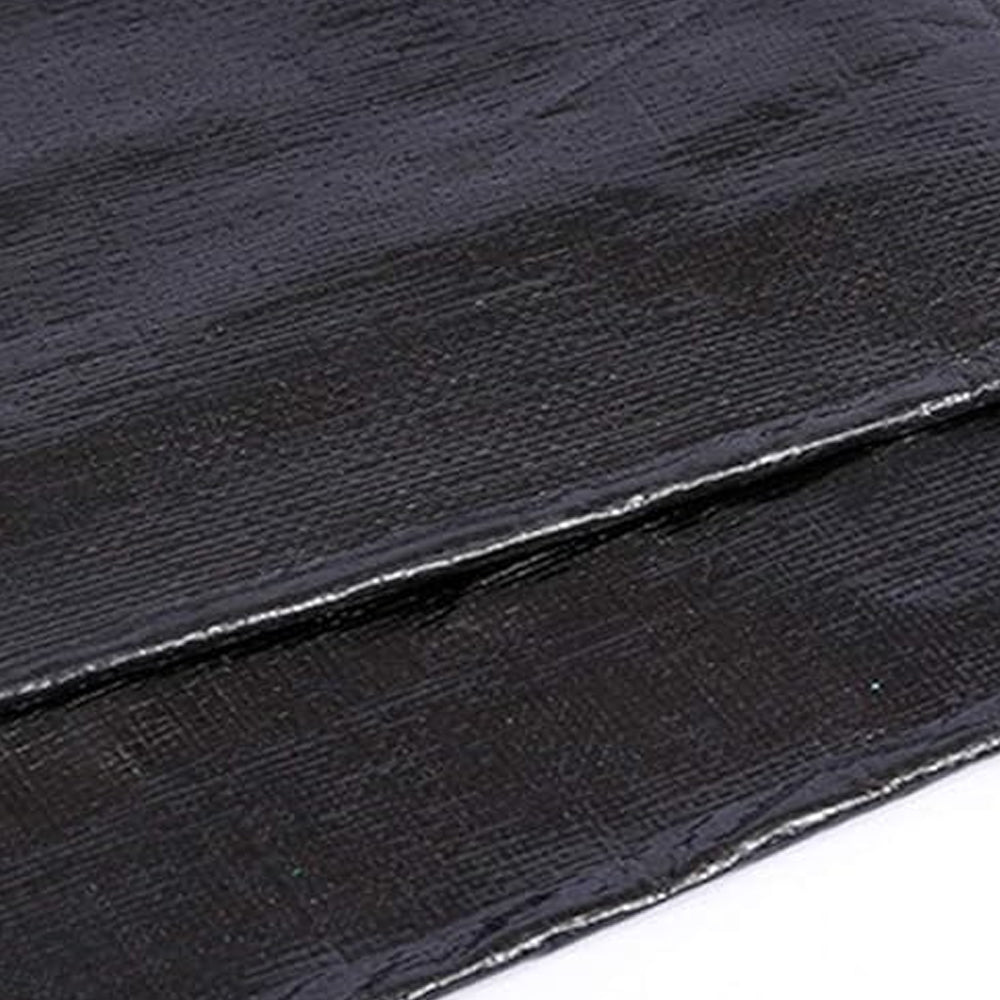 Black Tarpaulin Waterproof Furniture Caravan Cover