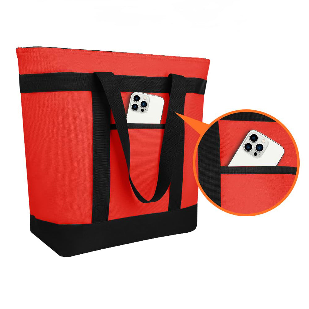 Insulated Lunch Bag Large 39L Thermal Cooler Tote for Picnic Beach Grocery