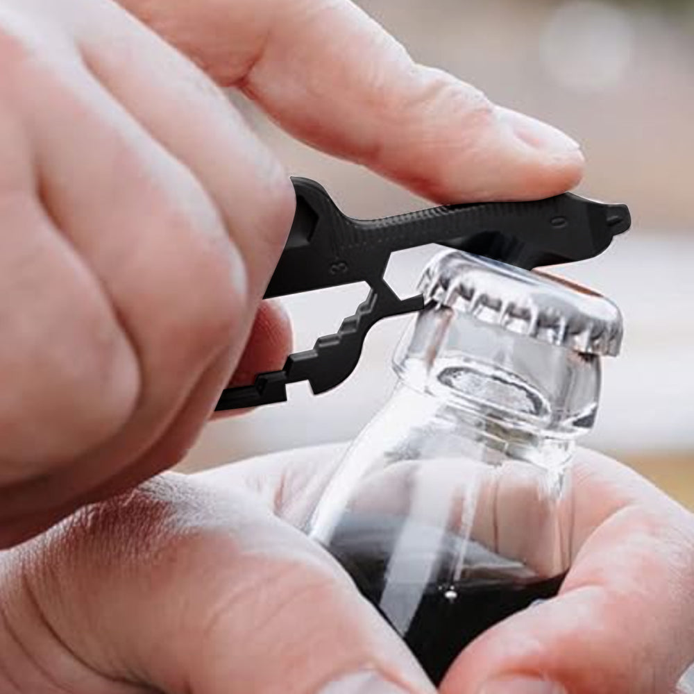 24-in-1 Key-shaped Multitool Keychain