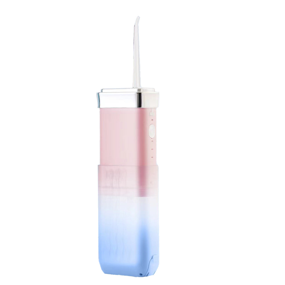 Mini Portable Oral Rechargeable Water Dental Flosser With Stretchable Water Tan