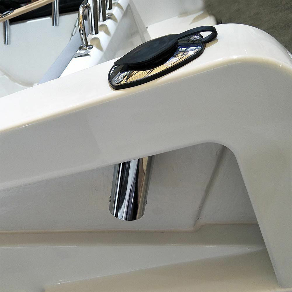 2Pcs Stainless Steel Fishing Rod Holder 30 Degree Flush Mount for Boat