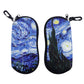Lightweight Soft Glasses Case Scratch-Resistant Zipper Sunglasses Pouch for Travel and Commuting
