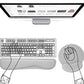 3Pcs Gaming Mouse Pad Mouse Pad with Wrist Rest Circle Curved Ergonomic Mousepad