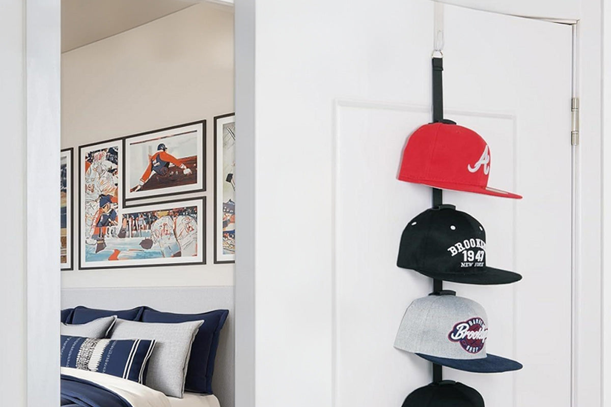 Two-Way Hanging Caps Rack Hat Storage Organizer For Baseball Caps