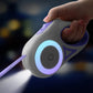 2Pcs RGB 5M Extendable Retractable LED Training Lead Rope Pet Leash