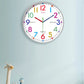 30.5CM Learning Clock for Kids Multicoloured Telling Time Teaching Clock
