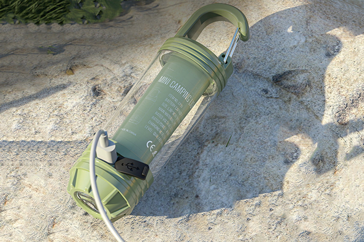 Camping Keychain Light LED Mini Lantern with Hook