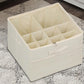 Shoe Organizer for Closet Foldable Shoe Storage Containers with Adjustable Dividers and Transparent Cover