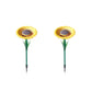 2Pcs Sunflower Standing Bird Feeder Bird Bath Feeders Bowl for Outdoor