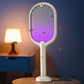 Smart Electric Fly Swatter 2 in 1 UV Light Mosquito Trap 3 Layer Grid USB Charging